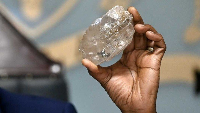 world second largest diamond found in botswana